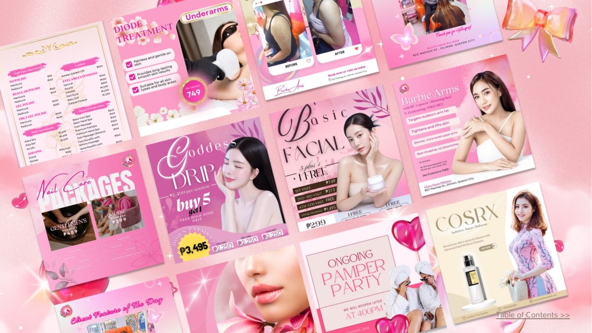 Selected creative design work
