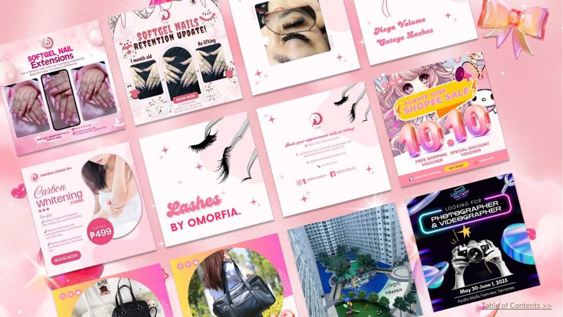 Selected digital marketing examples
